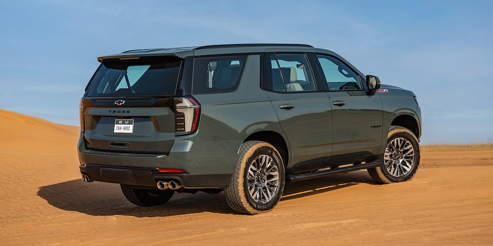 View of Z71 Rear parked in the sand