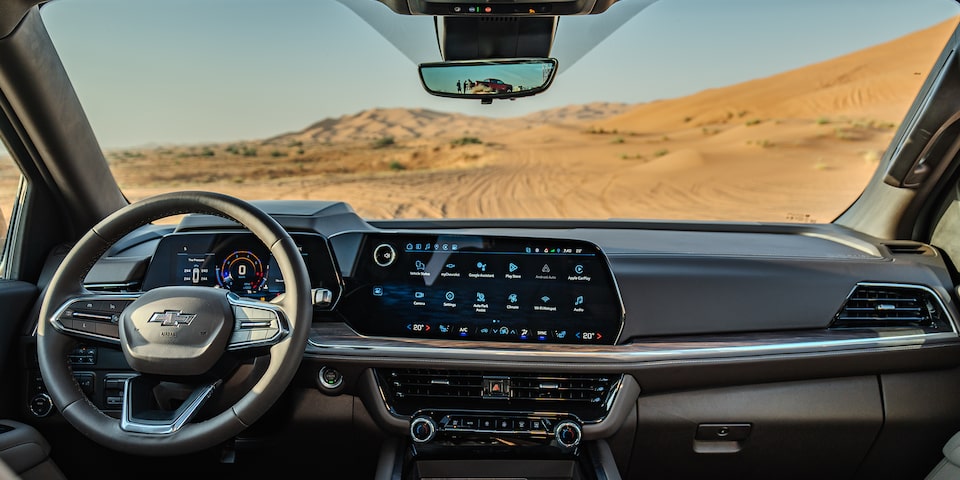 Front Row Entertainment Screen in the 2025 Chevrolet SUV