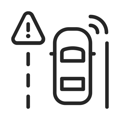 Lane Departure Warning Icon