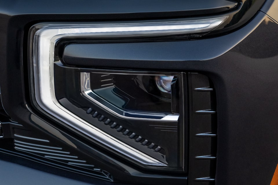 Close-up of a Headlight on the 2025 Chevrolet Suburban SUV